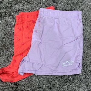 Vs Pink sleep shorts